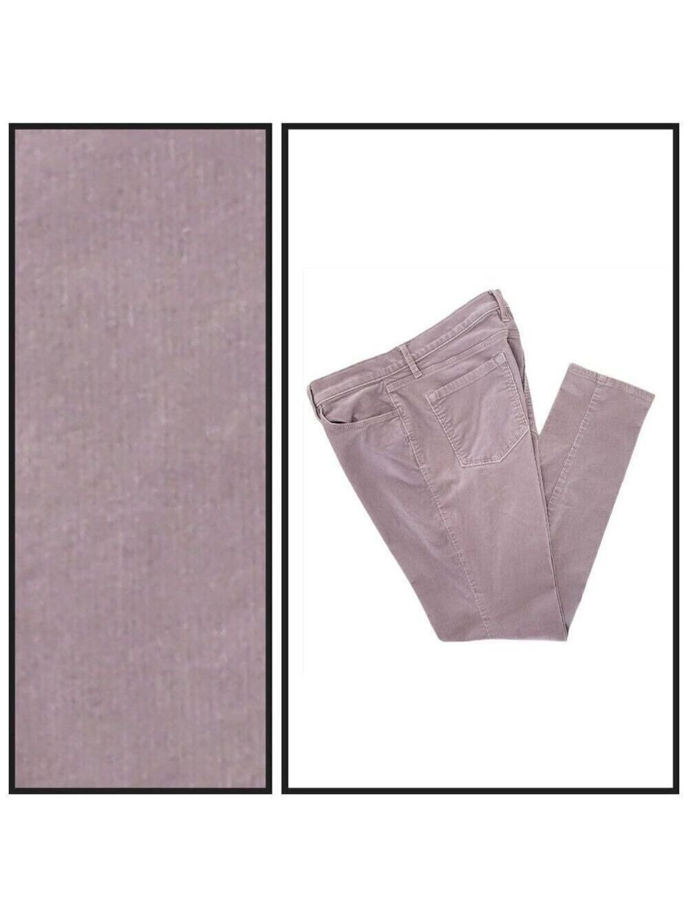 Ann Taylor LOFT Modern Skinny Corduroy Pants Size 10 Mauve Lavender - Picture 4 of 9